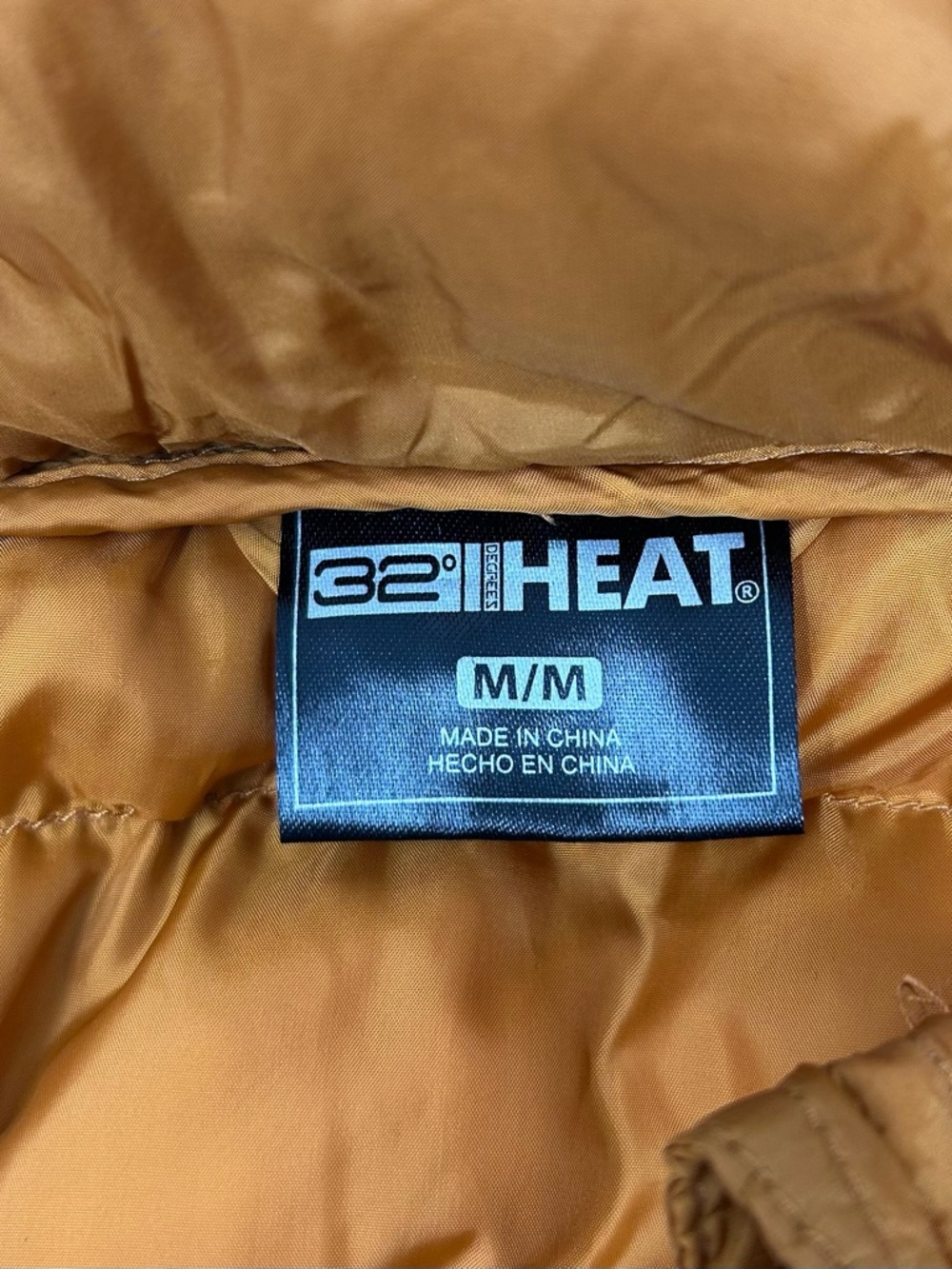 32 Degrees Heat Women's Lightweight Puffer Vest in Rust M - Picture 5 of 6